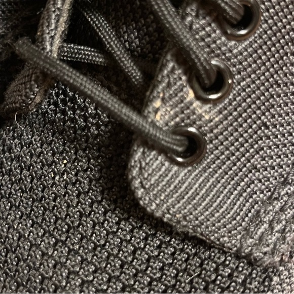 Dr. Martens Black Textured Rigal Knit 8 Eye Boots Combat Black Unisex — Size 7 - Picture 13 of 15